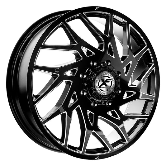 XF Off-Road XF-229 Dually Front 26x8.25 10x225 +110 Cb 170.1 Gloss Black & Milled