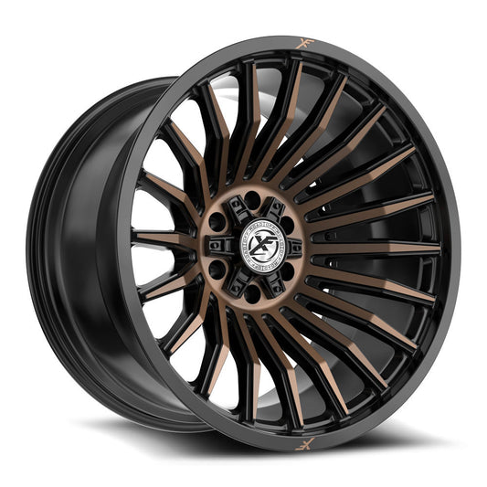 XF Off-Road XF-231 18x9 6x135 6x139.7 0 Cb 106.4 Satin Black & Bronze Machined Double Dark Tint