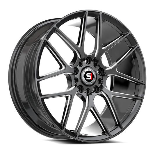 Spec-1 SP-78 17x7.5 4x100 4x114.3 +35 Cb73.1 Gloss Black & Milled
