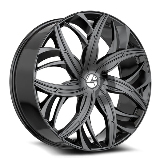 Azara AZA-541 22x9.5 6x135 6x139.7 +22 Cb 108 Gloss Black