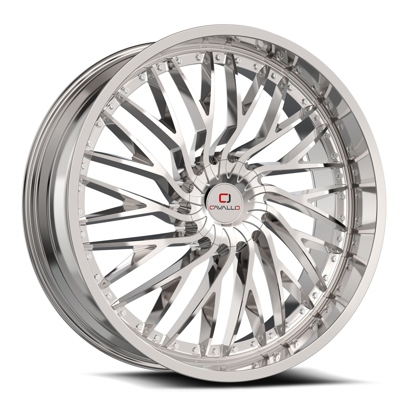 Cavallo CLV-43 18x8.0 5x100 5x114.3 +35 Cb 74.1 Nano Chrome