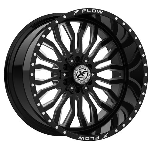 Xfx Flow Xfx-305 24X14 6X135 6X139.7 -76 Cb 106.4 Gloss Black & Milled