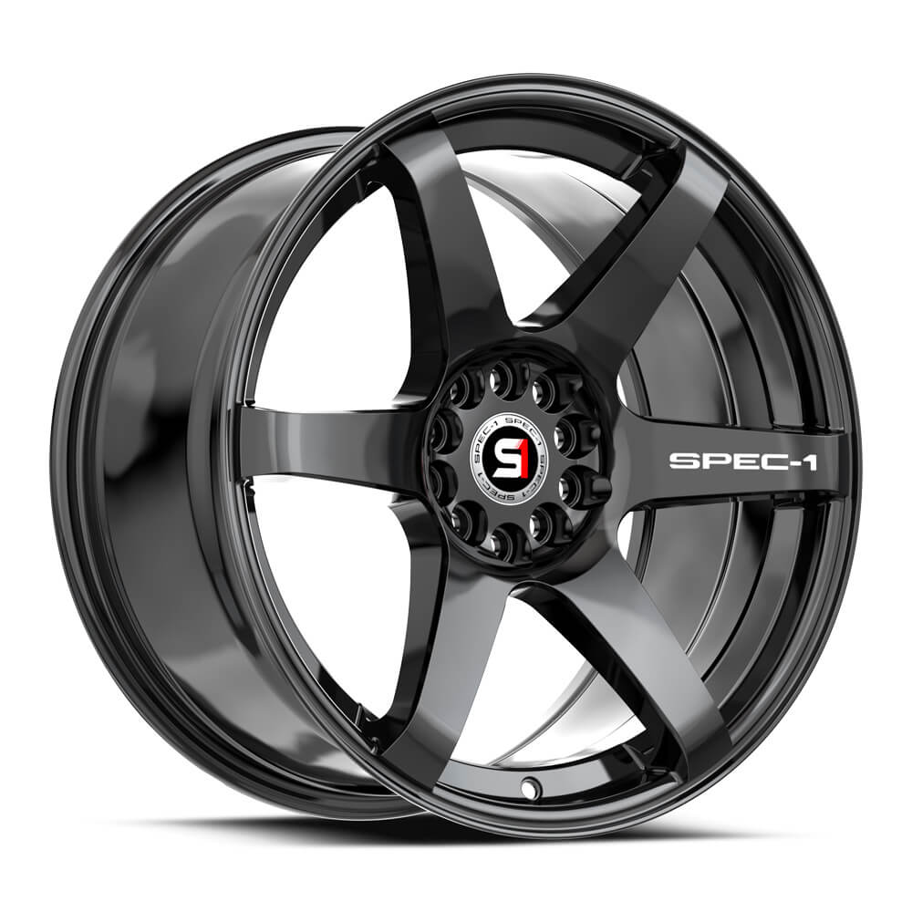 Spec-1 SPT-32 18x8.0 4x100 4x114.3 +34 Cb 73.1 Gloss Black