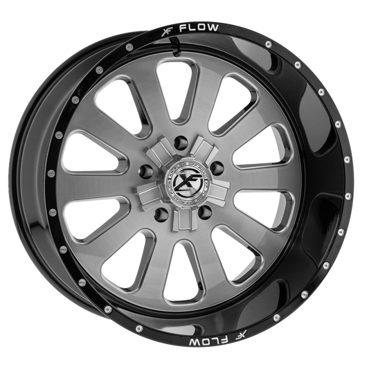 Xfx Flow Xfx-302 22X12 5X139.7 5X150 -44 Cb 110.3 Brushed & Milled With Black Lip