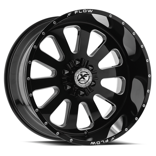 Xfx Flow Xfx-302 26X12 5X127 5X139.7 -44 Cb 78.1 Gloss Black & Milled