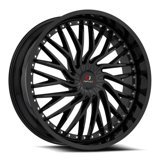 Cavallo CLV-43 20x8.5 5x112 5x114.3 +35 Cb 74.1 Gloss Black