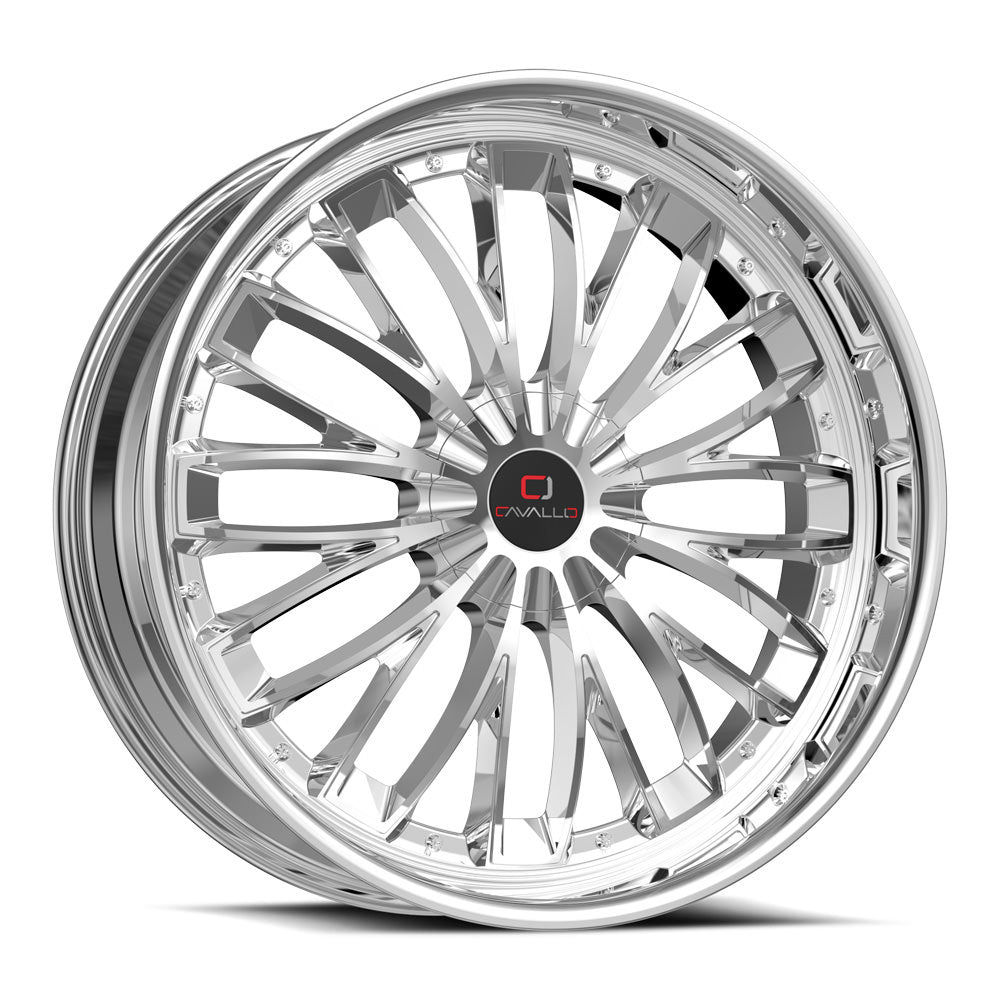 Cavallo CLV-42 18x8.0 5x100 5x114.3 +35 Cb 74.1 Nano Chrome