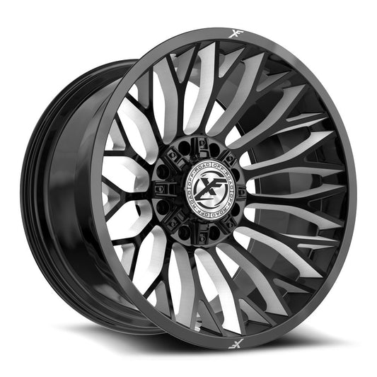 XF Off-Road XF-237 24x12 8x165.1 8x170 -44 Cb 125.2 Gloss Black & Milled
