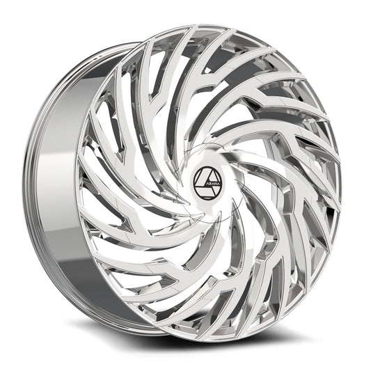 Azara AZA-536 22x9.5 6x135 6x139.7 +22 Cb 108 Nano Chrome