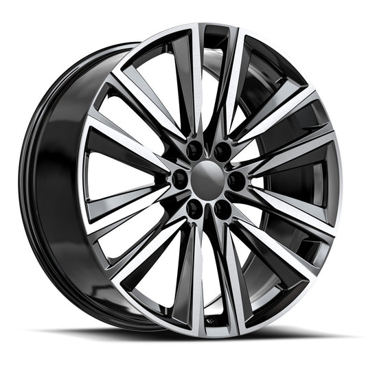 OE. Revolution CAD-37 26X10 6X139.7 +28 Cb 78.1 Gloss Black & Machined