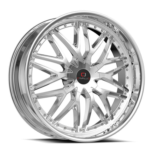 Cavallo CLV-46 20x8.5 5x114.3 5x120 +35 Cb 74.1 Nano Chrome