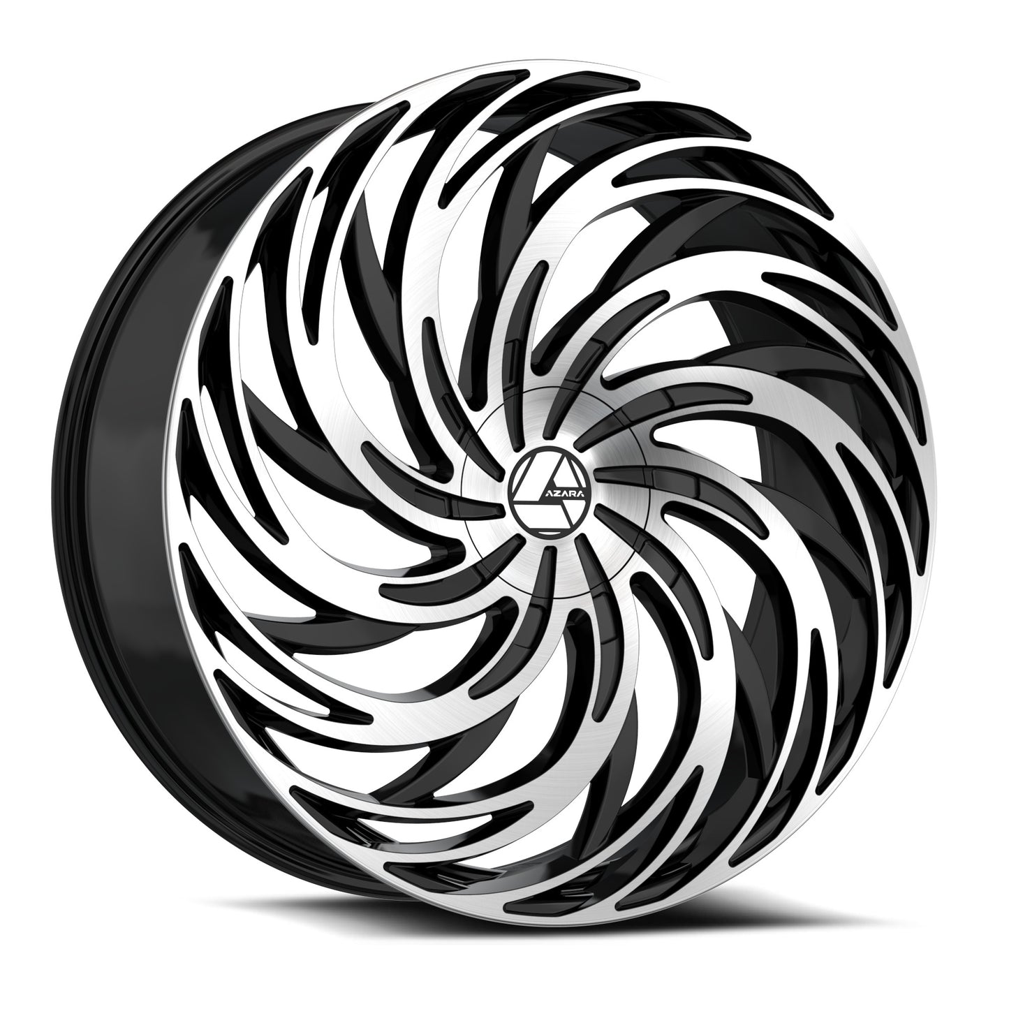 Azara Aza-531 18X8 5X110 5X114.3 +35 Cb 74.1 Gloss Black & Machined