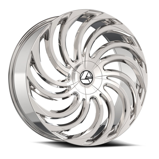 Azara AZA-534 20x8.5 5x108 5x114.3 +35 Cb 74.1 Nano Chrome