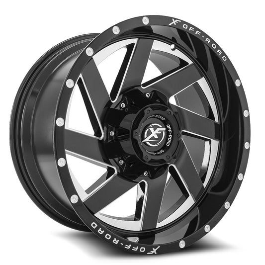 Xf Off-Road Xf-205 20X10 5X114.3 5X127 -24 Cb 78.1 Gloss Black & Milled