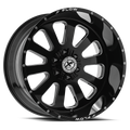 Xfx Flow Xfx-302 17X10 6X135 6X139.7 +12 Cb 108 Gloss Black & Milled No cap