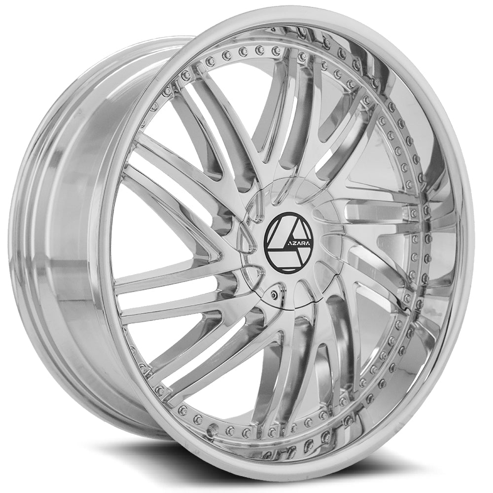 Azara AZA-509 22x9.5 6x135 6x139.7 +25 Cb 87.1 Chrome