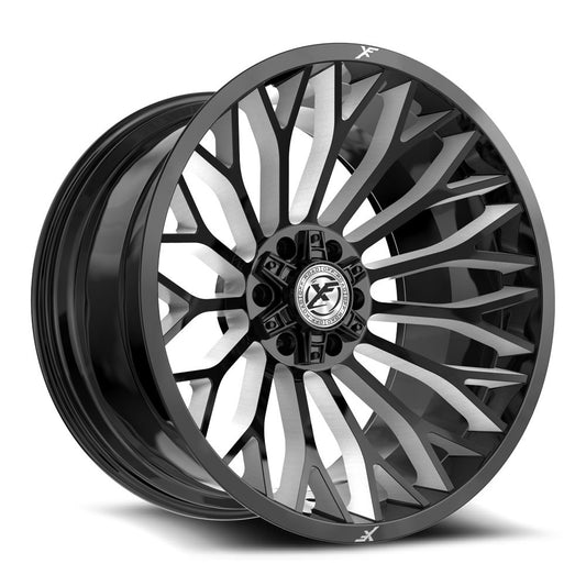 XF Off-Road XF-237 20x12 5x127 5x139.7 -44 Cb 78.1 Gloss Black & Milled