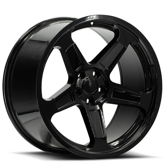 O.E. Revolution D-12 20X10.5 5X115 +25 Cb 71.5 Gloss Black