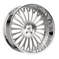 Amani Forged Napoliano 24x9 Pocketed 5x blank +1 Cb 73.1 Brush Center Chrome Lip Standard Cap Flat