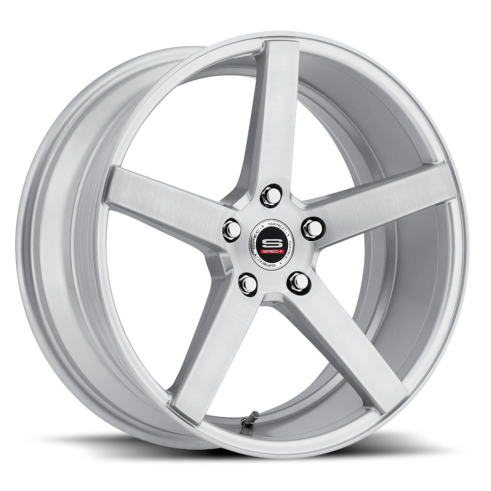 Spec-1 SP-36 20x9.5 5x Blank +42 Cb 73.1 Silver & Brushed (PCD Range 5x100-120)