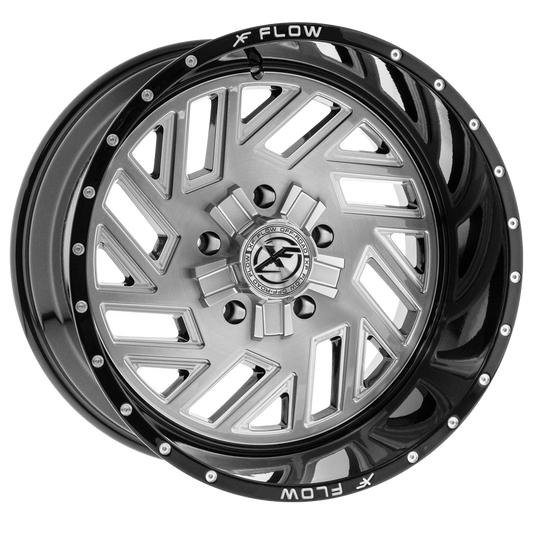 Xfx Flow Xfx-304 26X14 5X127 5X139.7 -76 Cb 78.1 Brushed & Milled With Black Lip