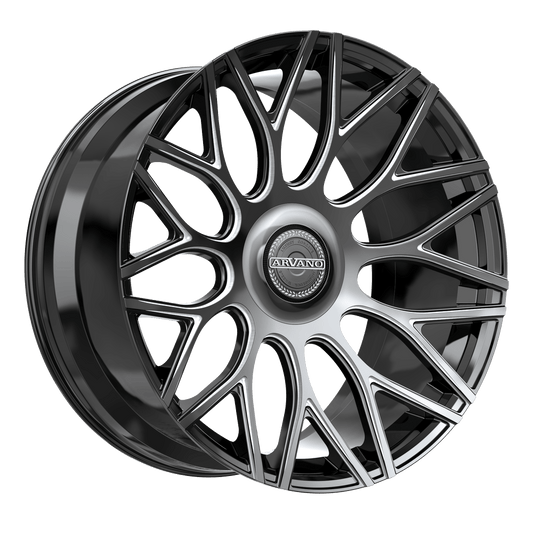 Arvano AXL-1 Andros 20x10.5 5x Blank +22 Cb 73.1 Gloss Black & Milled