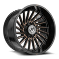 XF Off-Road XF-239 22x12 8x165.1 8x170 -44 Cb 125.2 Satin Black & Bronze Machined Double Dark Tint