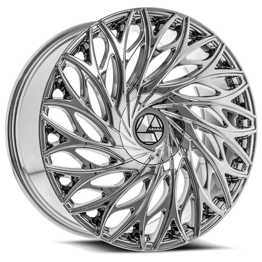 Azara AZA-525 22x9.5 5x115 5x120 +15 Cb 74.1 Nano Chrome