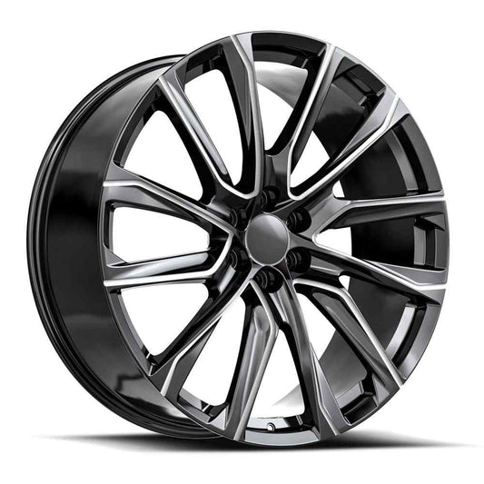 OE. Revolution CAD-34 26x10 6X139.7 +31 Cb 78.1 Gloss Black & Milled