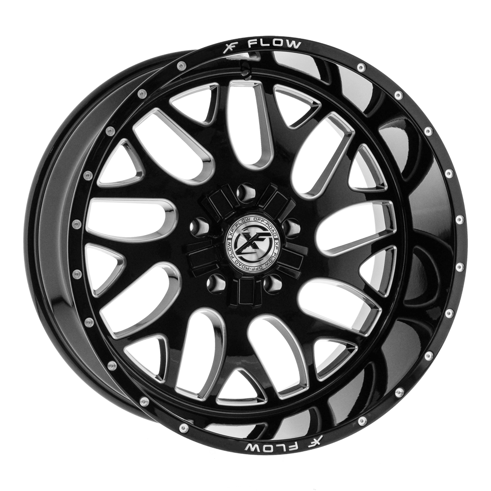 Xfx Flow Xfx-301 20X10 6X135 6X139.7 -24 Cb 108 Gloss Black & Milled