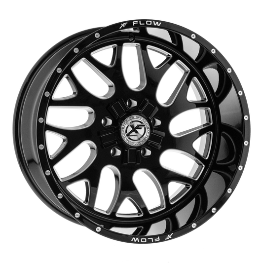 Xfx Flow Xfx-301 20X10 6X135 6X139.7 -24 Cb 108 Gloss Black & Milled