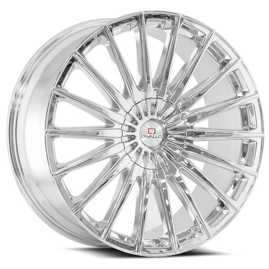 Cavallo CLV-34 20x8.5 5x114.3 5x120 +35 Cb 74.1 Nano Chrome