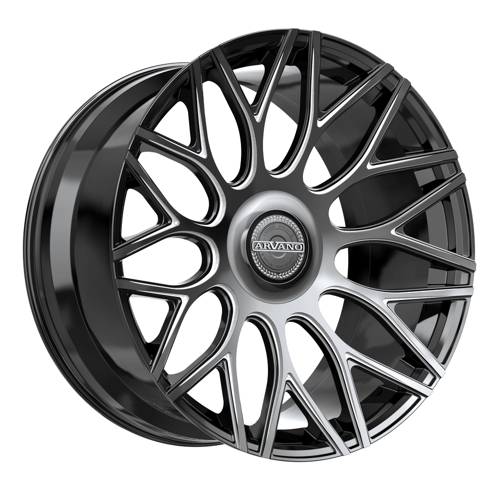 Arvano AXL-1 Andros 20x9 5x114.3 5x120 +34 Cb 73.1 Gloss Black & Milled