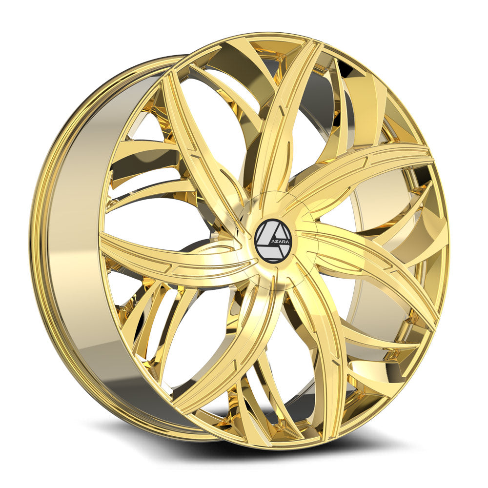 Azara AZA-541 22x8.5 5x114.3 5x120 +38 Cb 74.1 Gold