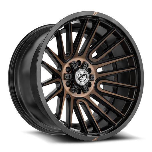 XF Off-Road XF-234 20x12 6x135 6x139.7 -44 Cb 106.4 Satin Black & Bronze Machined Double Dark Tint