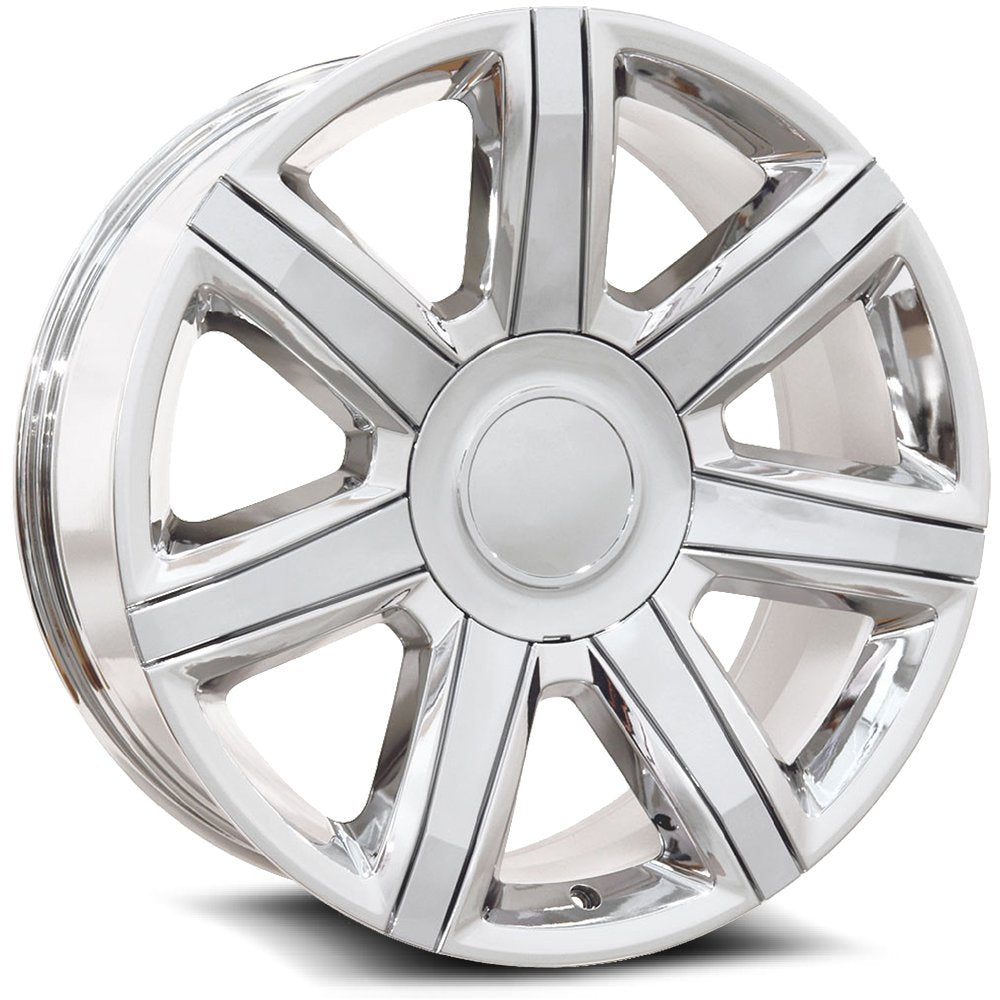 O.E. Revolution D-05 24X10 6X139.7 +31 Cb 78.1 Chrome