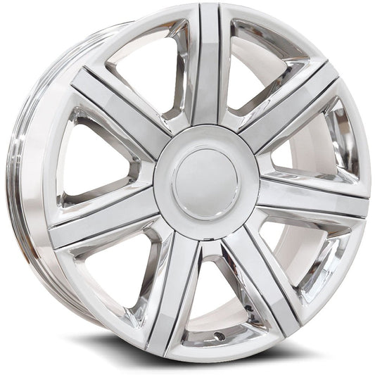 O.E. Revolution D-05 24X10 6X139.7 +31 Cb 78.1 Chrome