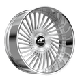 Amani Forged CHILE-L 26x10 5x120 5x127 +5 Cb 78.1 Brush Center Chrome Lip Large XL Cap Flat