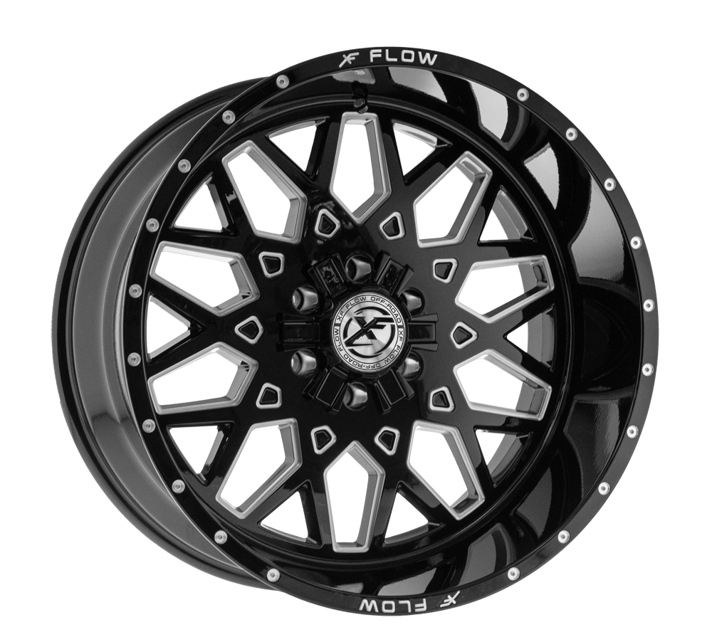 Xfx Flow Xfx-307 24X14 5X127 5X139.7 -76 Cb 78.1 Gloss Black & Milled