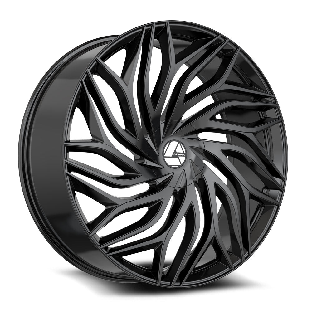 Azara AZA-537 22x8.5 5x114.3 5x120 +38 Cb 74.1 Gloss Black