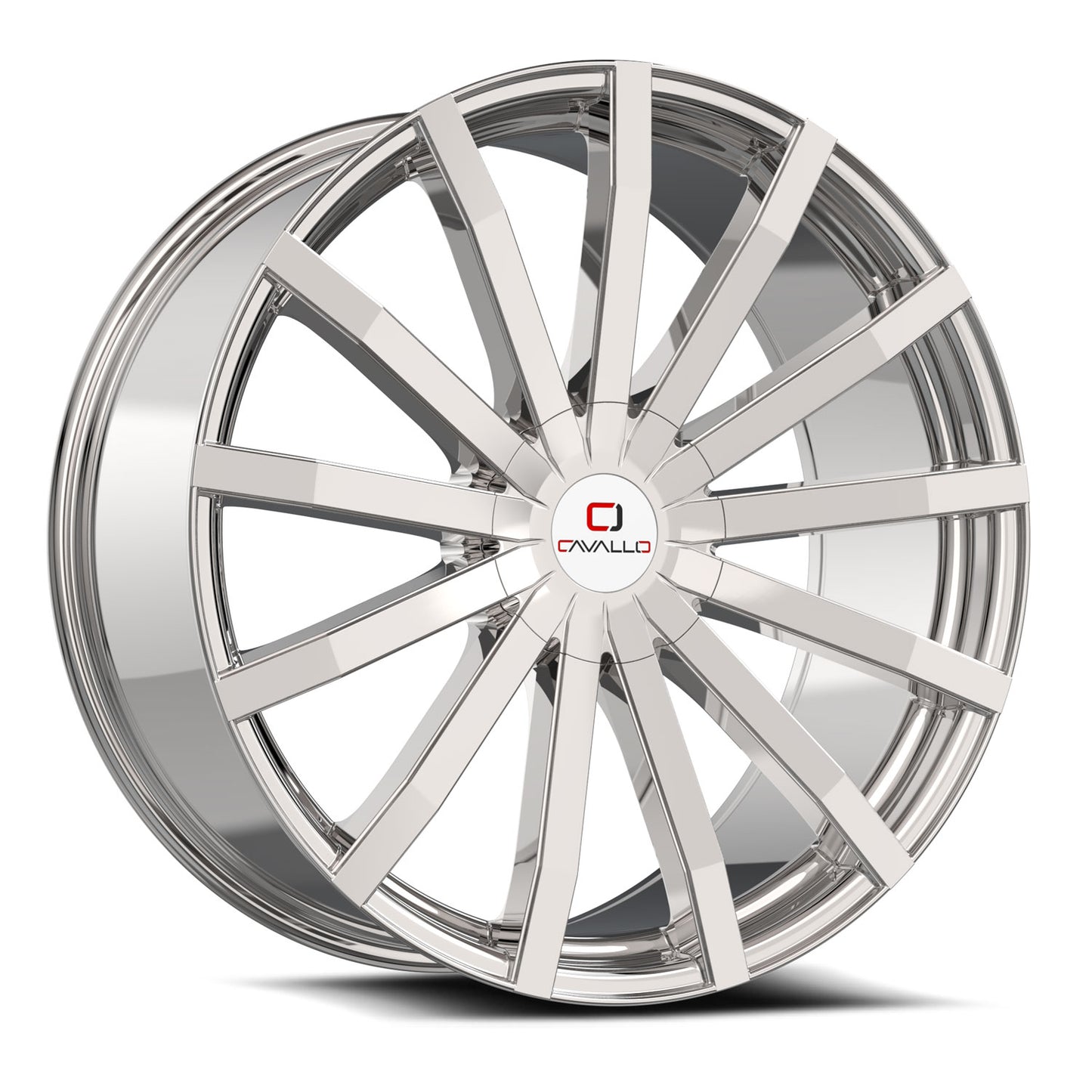 Cavallo CLV-52 22x9.5 6x135 6x139.7 +25 Cb 108 Nano Chrome