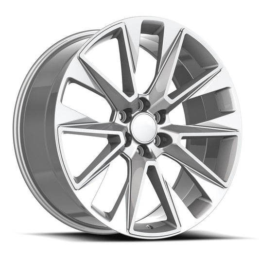 OE. Revolution C-14 24X10 6X139.7 +30 Cb 78.1 Silver & Machined