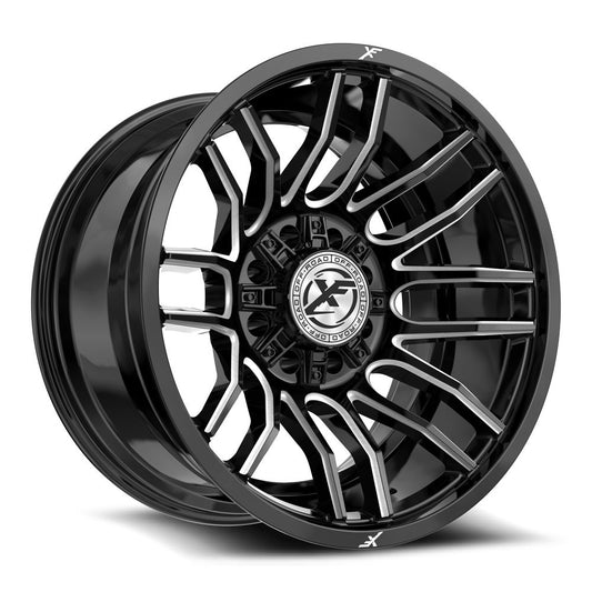 XF Off-Road XF-232 20x10 8x165.1 8x180 -24 Cb 125.2 Gloss Black & Milled