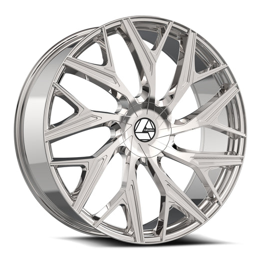 Azara AZA-527 18x8 5x114.3 5x120 +35 Cb 74.1 Nano Chrome