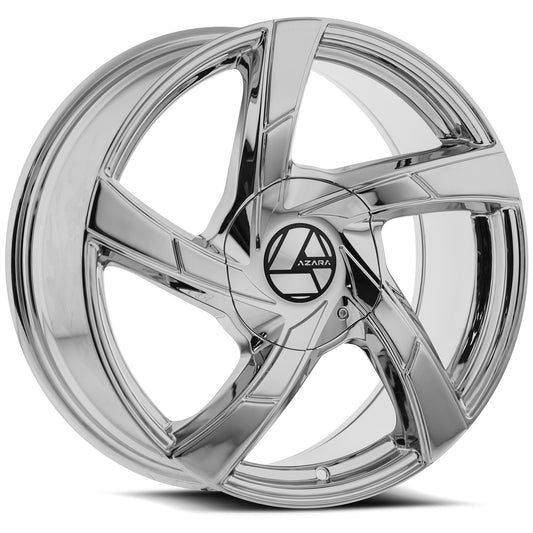 Azara AZA-524 22x8.5 5x112 5x114.3 +38 Cb 74.1 Nano Chrome