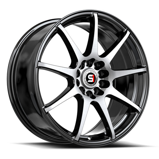 Spec-1 SP-67 17x7.0 5x105 5x114.3 +42 Cb 73.1 Gloss Black & Machined