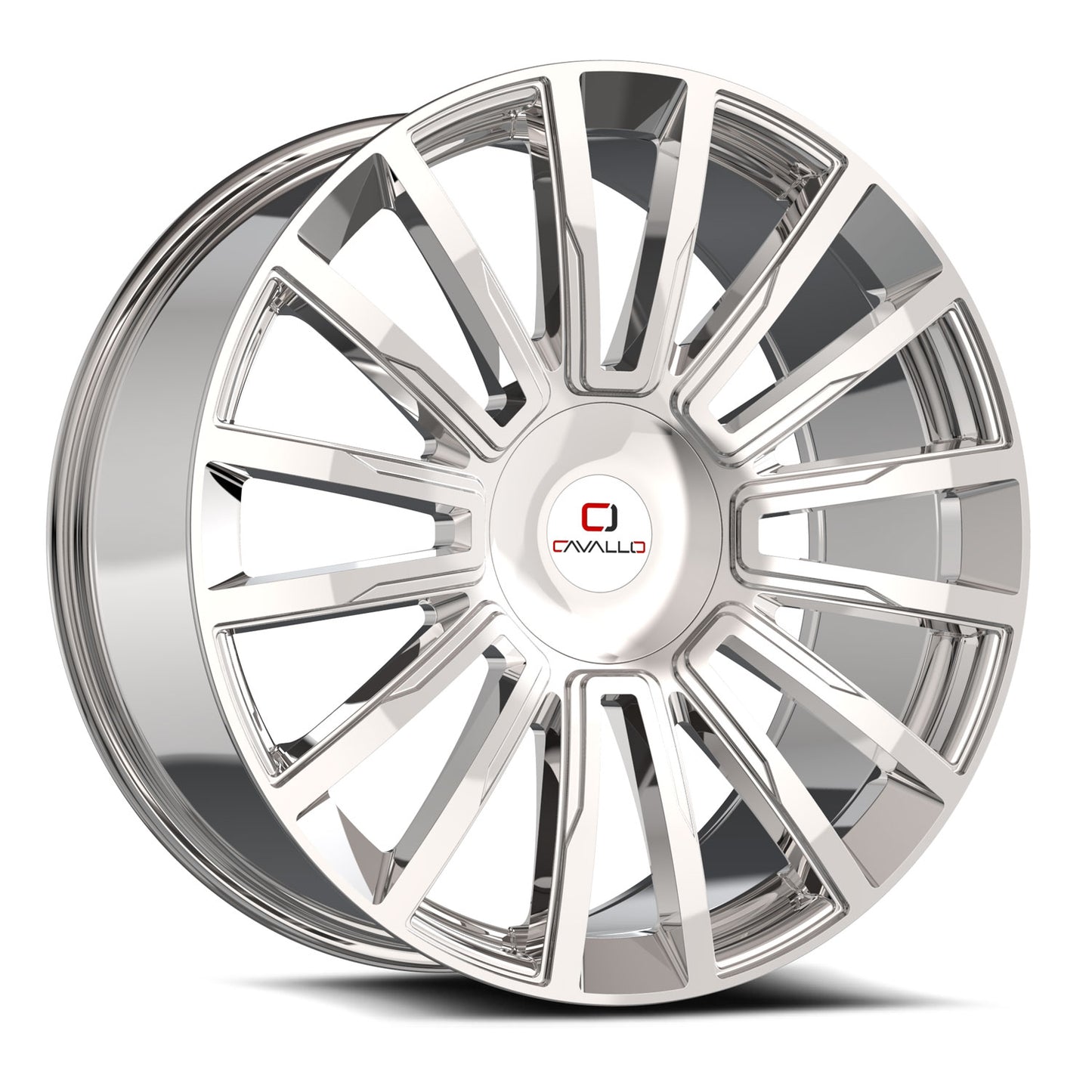 Cavallo CLV-47 22x9.5 5x 6x Blank +15 Cb 78.1 Nano Chrome