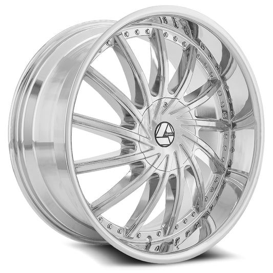 Azara Aza-517 22X8.5 5X112 5X114.3 +38 Cb 74.1 Chrome