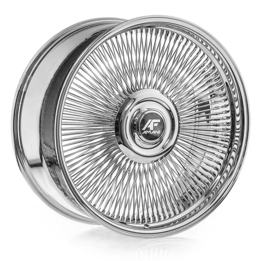 Amani Ama-603 26X10 5x120 5x127 +5 Cb 74.1 Chrome Wire Wheel