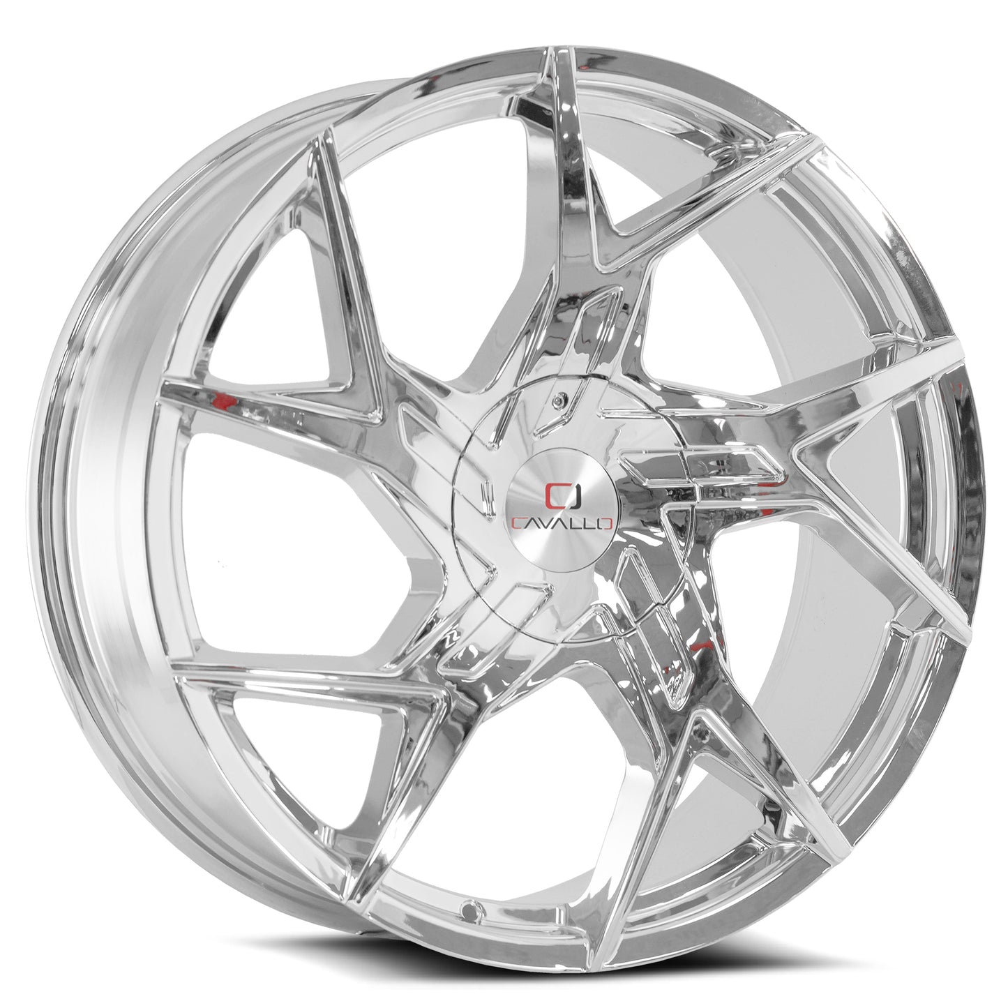 Cavallo Clv-26 22X9.5 6X135 6X139.7 +25 Cb 108 Chrome